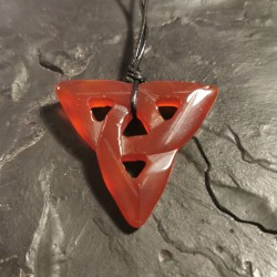 Cornaline - pendentif pièce unique 3 - 2ème chakra